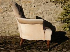 Howard and Sons button back antique antique armchair2.jpg